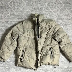 Old Navy Men's Large Khaki Puffer Jacket​